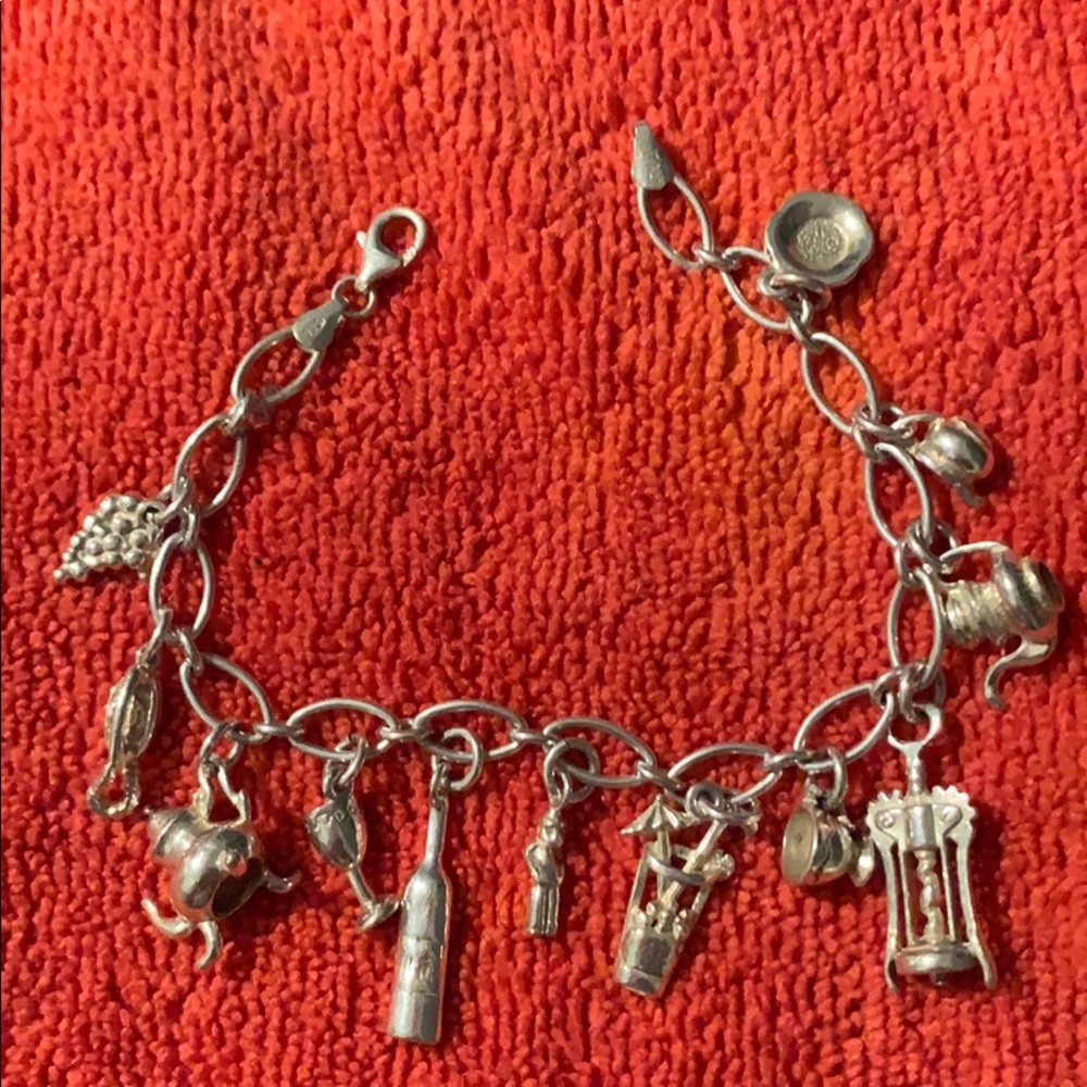 Vintage Italian Silver Bracelet Charms Collection